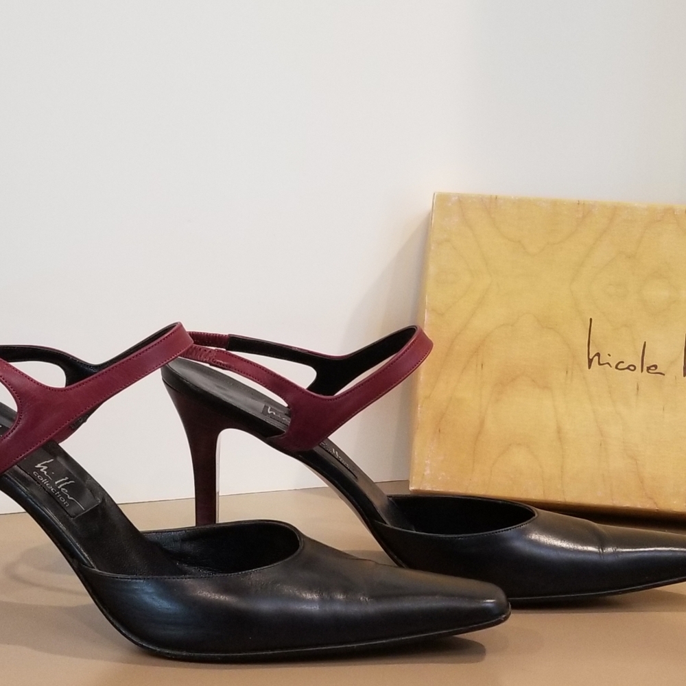Vintage Nicole Miller heels, very good condition